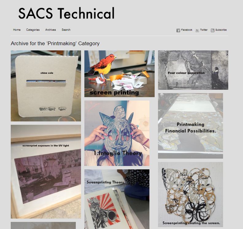 Image of School or Arts and Cultures Technical Website